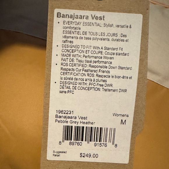 PrAna Banajaara Cream Hooded Vest with Faux Fur Trim - Picture 6 of 12